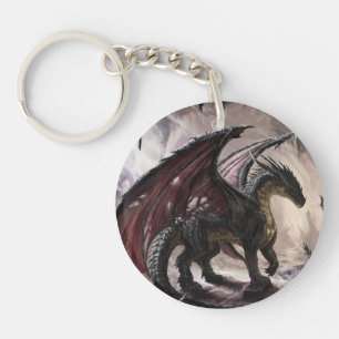 Llavero Dragón En Cueva