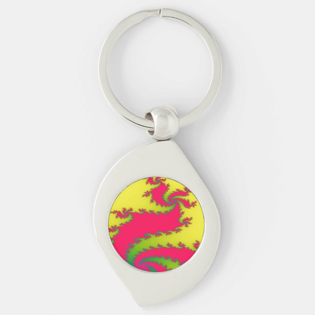 Llavero Dragon Fractal Keychain chino de Año Nuevo (Anverso)