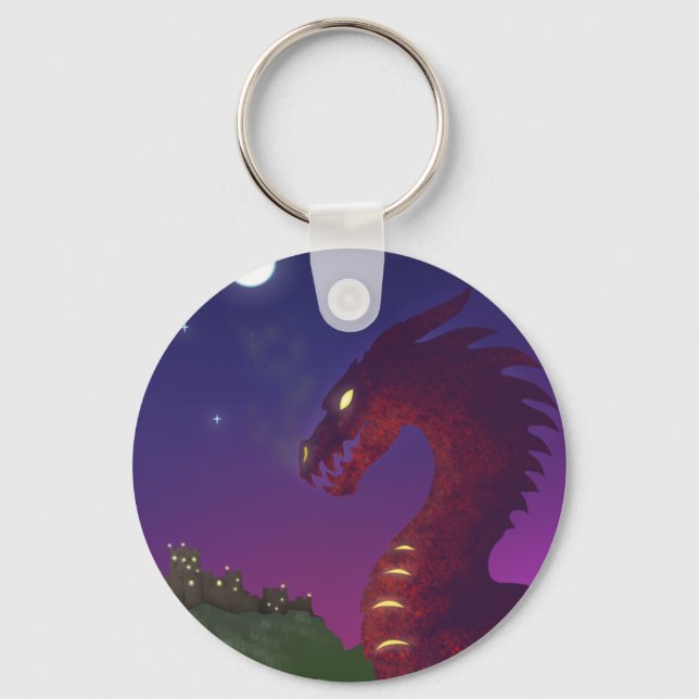 Llavero Dragón medieval (Anverso)