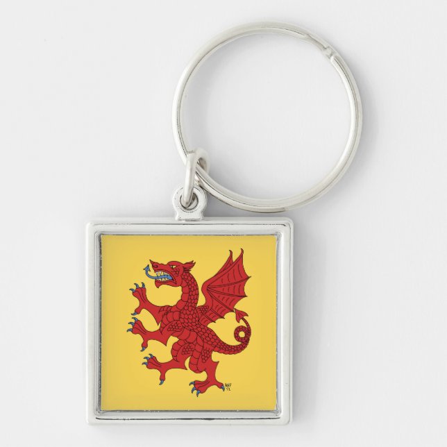 Llavero Dragon Rampant Gules (Frente)