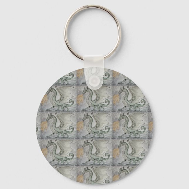 Llavero Dragón respirador de incendios (Anverso)