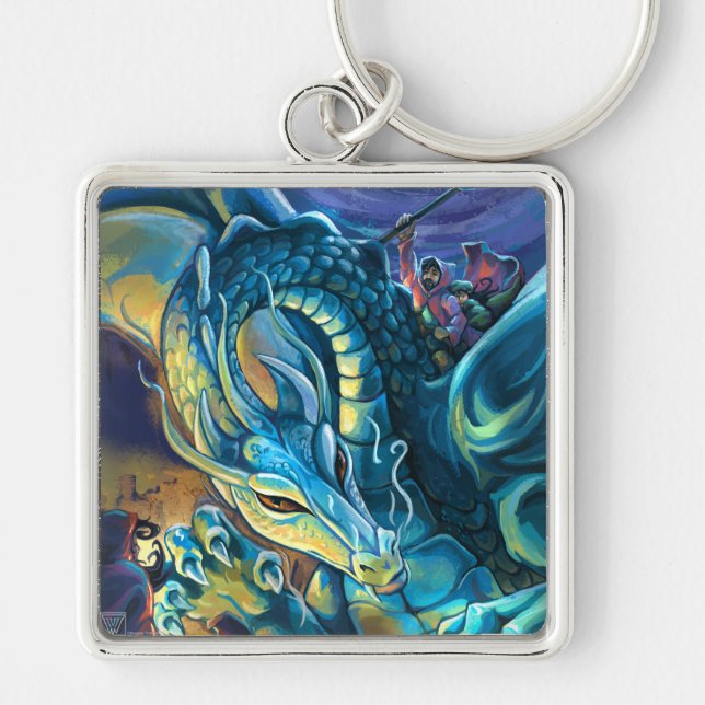Llavero Dragon Rider Paintart (Frente)