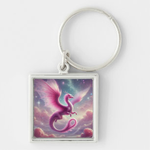 Llavero Dragón rosa