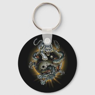 Llavero dragón/tigre/ying yang