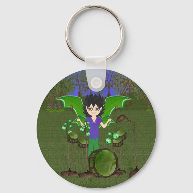 Llavero Dragón Verde Wingmer Boy Faerie (Anverso)