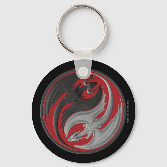 Llavero Dragon Yin-Yang (Anverso)