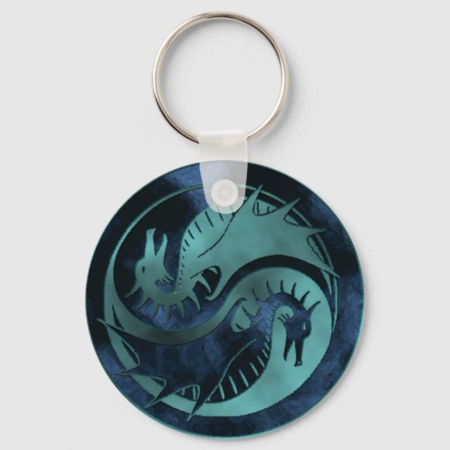 Llavero Dragon Yin Yang (Anverso)