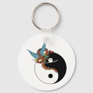 Llavero Dragón Ying Yang