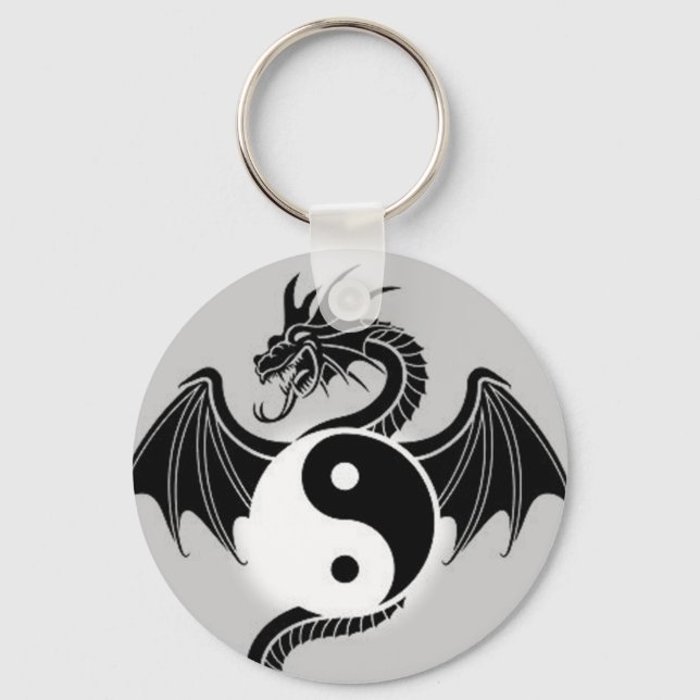 Llavero Dragón Ying-Yang (Anverso)