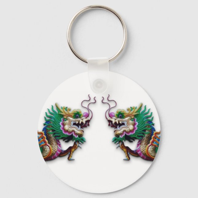 Llavero Dragones gemelos (Anverso)