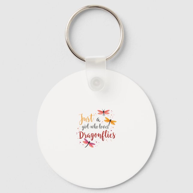 Llavero Dragonflies Animals Women Gift Idea Dragonfly (3) (Anverso)
