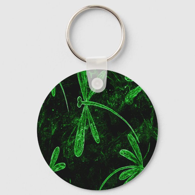 Llavero Dragonflies Neon Green (Anverso)
