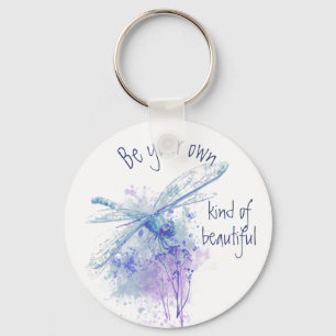 Llavero Dragonfly acuático original en Blue Mauve