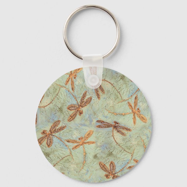Llavero Dragonfly Dance Gold (Anverso)