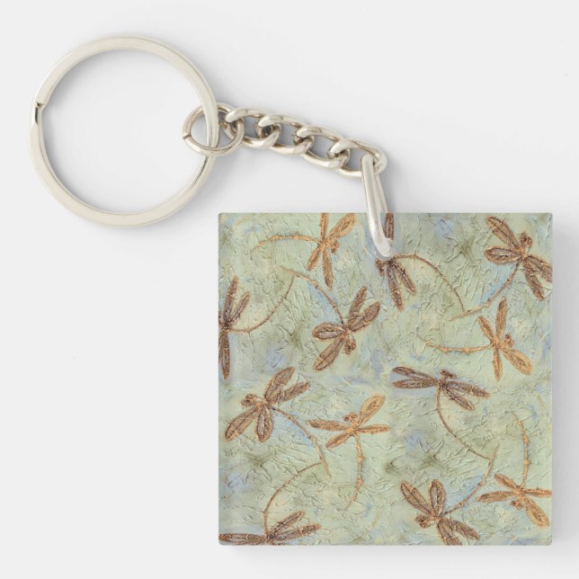 Llavero Dragonfly Dance Gold (Frente)