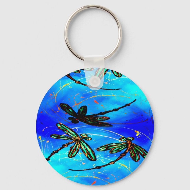 Llavero Dragonfly Flit Electric Blue (Anverso)