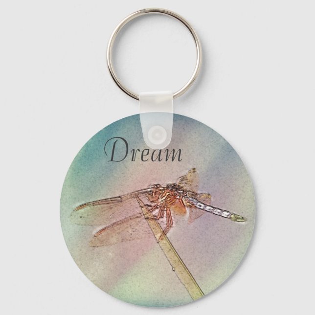 Llavero Dragonfly Inspirador personalizado (Anverso)