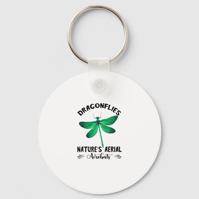 Llavero Dragonfly Nature Insect Nature's Aerial Acrobat Dr (Anverso)