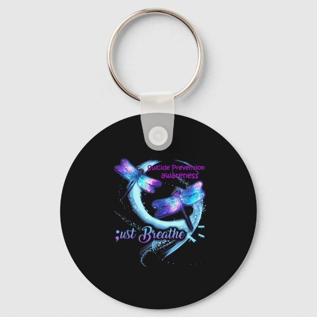 Llavero Dragonfly Suicida Prevención Conciencia Guerrero S (Anverso)