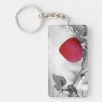 Dramática Manzana con forma de Corazón Rojo
