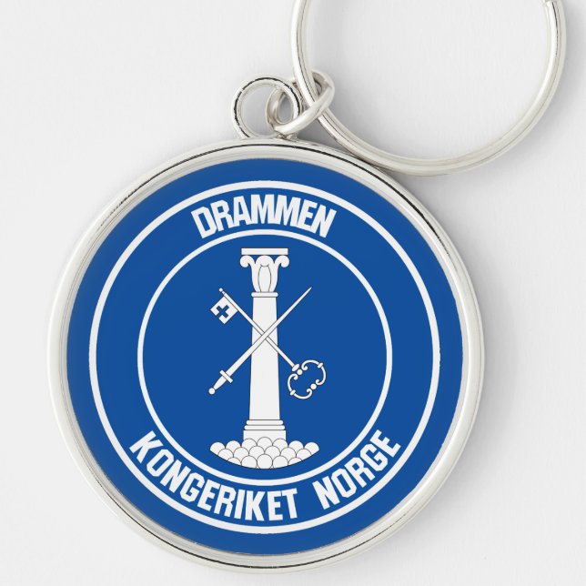 Llavero Drammen Round Emblem (Frente)