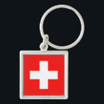 Llavero Drapeau Suisse<br><div class="desc">Drapeau de la Suisse: "Unus pro omnibus,  omnes pro uno" → Un pour tous,  tous pour un!</div>