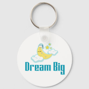 Llavero Dream Big - Diseño estético mínimo de lunas y estr