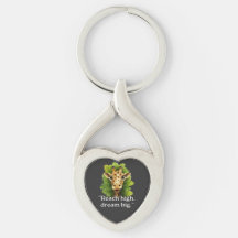 "Dream Big - Giraffe Keychain"