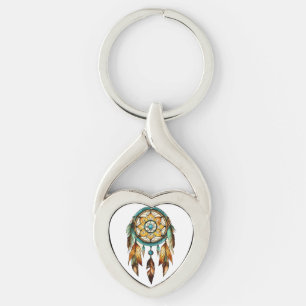 Llavero Dream Catcher Heart Keychain