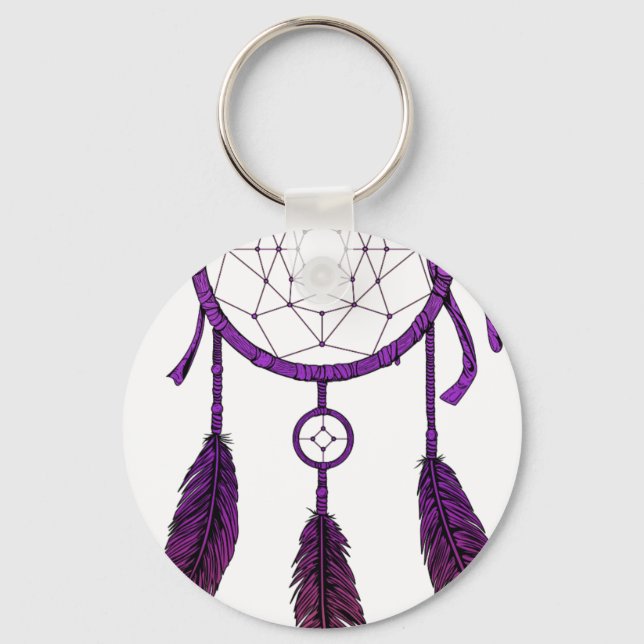 Llavero Dream Catcher Purple (Anverso)