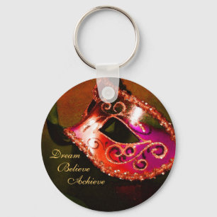 Llavero Dream Red Masquerade Mask Keychain Inspirador