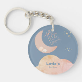 Llavero Dreamy Baby Over the Moon Baby Shower