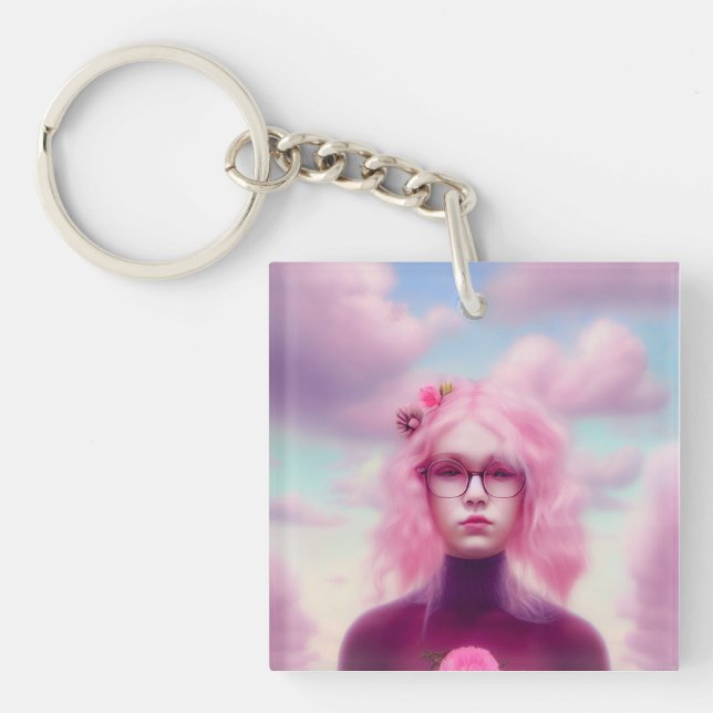 Llavero Dreamy Pink (Frente)