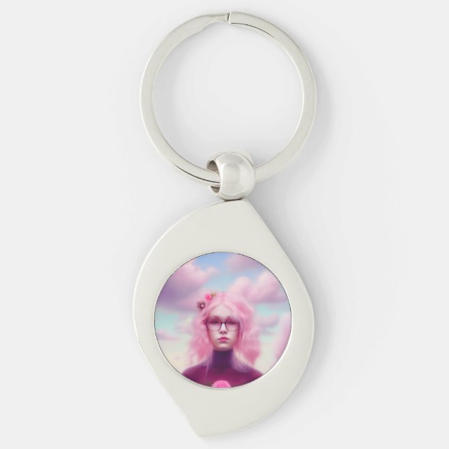 Llavero Dreamy Pink (Anverso)