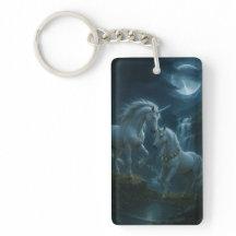 Dreamy Unicorn Acrylic Keychain