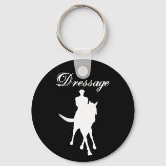 Llavero Dressage Horse Silhouette
