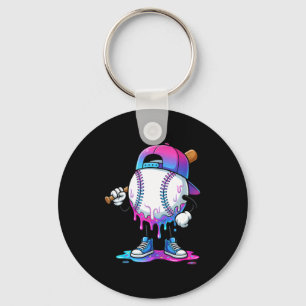 Llavero Drip de béisbol para niños helado drip béisbol