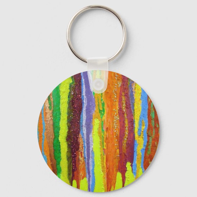 Llavero Dripping Colors Abstract Art Design Gifts (Anverso)