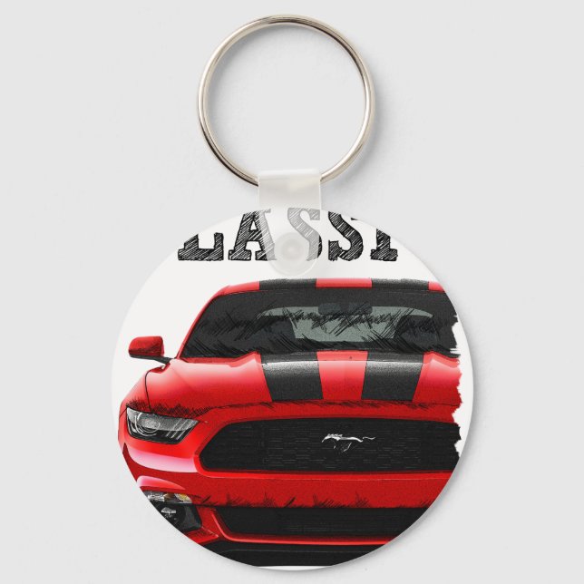 Llavero drive the classic-ford mustang (Anverso)