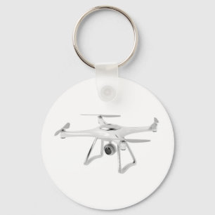 Llavero Dron en blanco