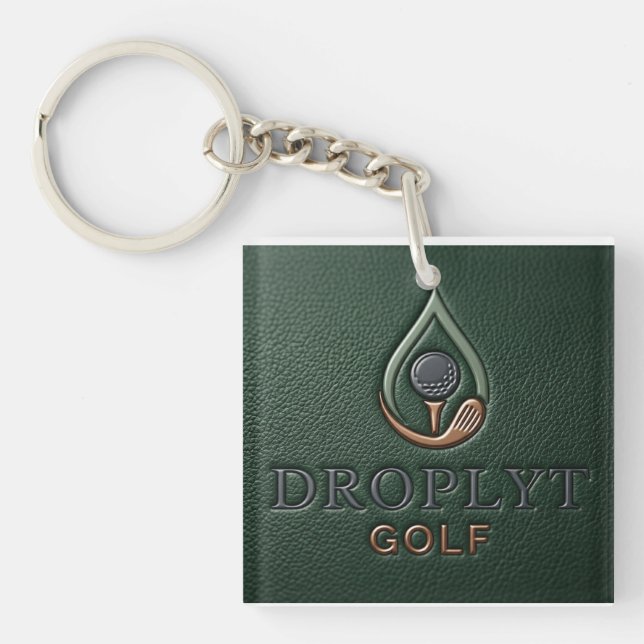 Llavero Droplyt Golf Heritage Verde  (Frente)