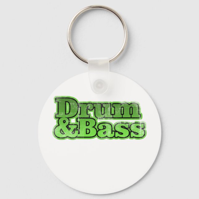 Llavero Drum and Bass Green (Anverso)