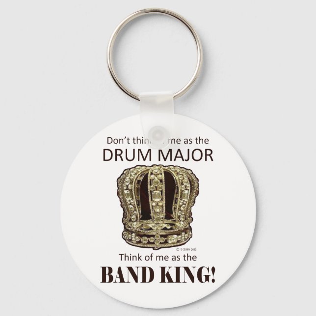 Llavero Drum Major King (Anverso)