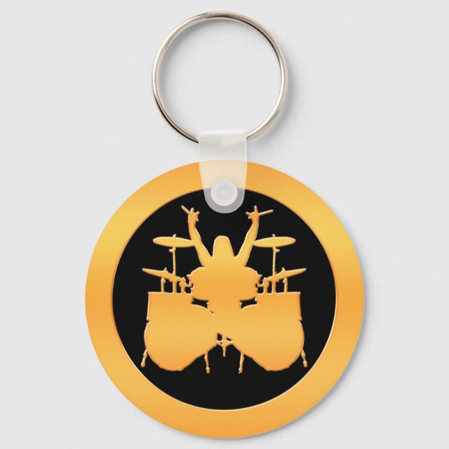 Llavero Drummer de oro (Anverso)