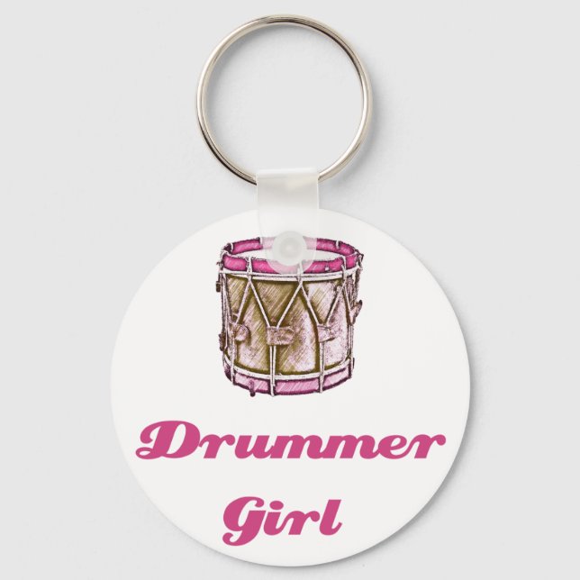 Llavero Drummer Girl (Anverso)