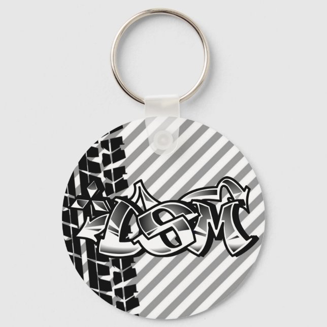 Llavero DSM Eclipse Talon 4g63 Keychain en blanco y negro (Anverso)