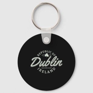 Llavero Dublín Irlanda Hoja de Trébol Día de San Patricio