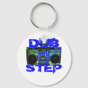 Llavero Dubstep Azul Boombox