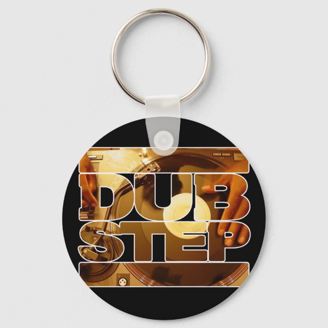Llavero DubSTEP vinil dubplate música dubstep descarga (Anverso)