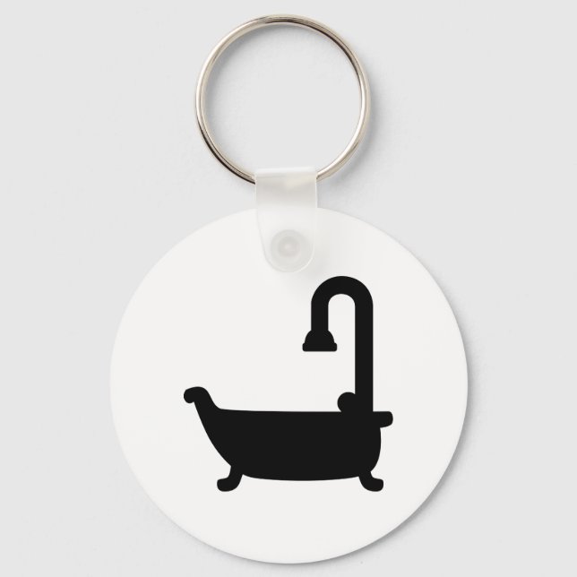 Llavero Ducha con bañera (Anverso)